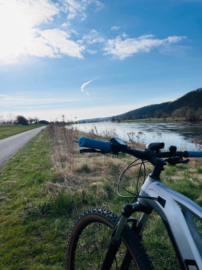 Ferienwohnung Am Elberadweg Meissen Bagian luar foto